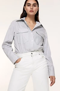 Fitted Poplin Shirt