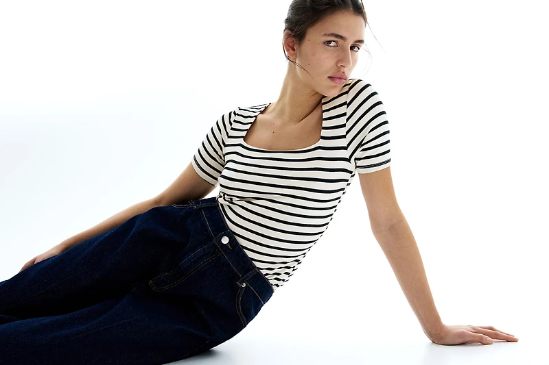 Square-Neck Top