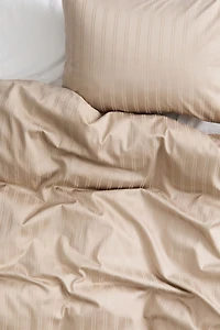 Cotton Sateen Twin Duvet Cover Set