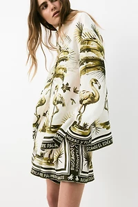 Linen Paper-Bag Shorts