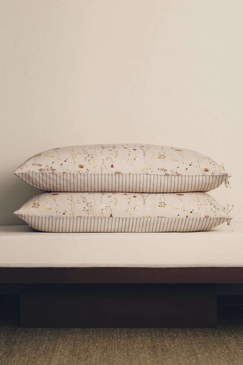 2-Pack Floral Pillowcases
