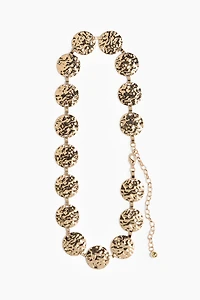 Metal-Disc Waist Belt