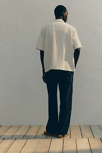 Regular-Fit Textured Resort Shirt