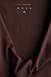 Twist-Detail Sports Top with SoftMove™