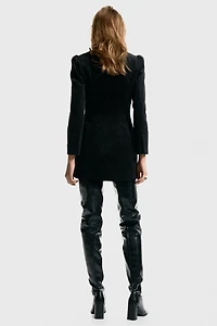 Velvet Jacket Dress