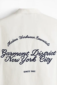 Chemise utilitaire à manches courtes décontractée