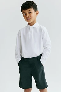 2-pack Long-sleeved Polo Shirts
