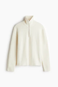 Regular-Fit Half-Zip Sweater