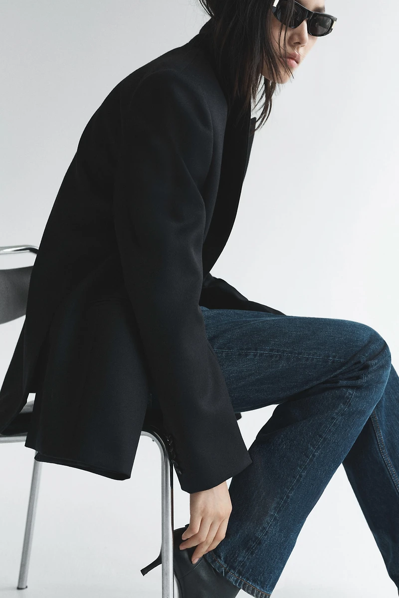 Jean à jambes droites