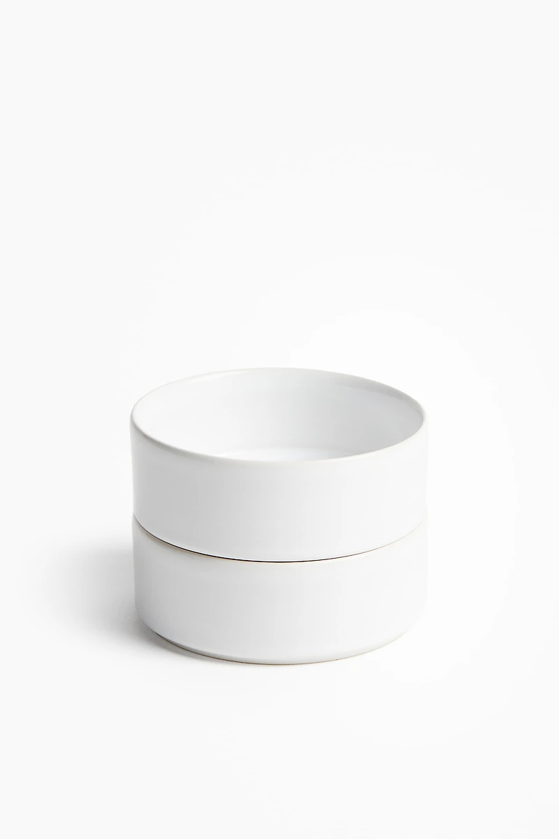 2-Pack Small Stoneware Bowls