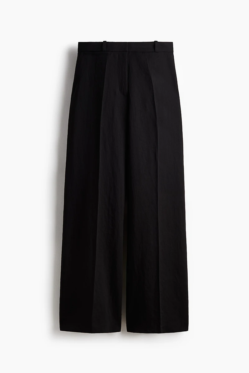 Wide-Leg Dress Pants