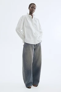 Ruffle-Trimmed Blouse