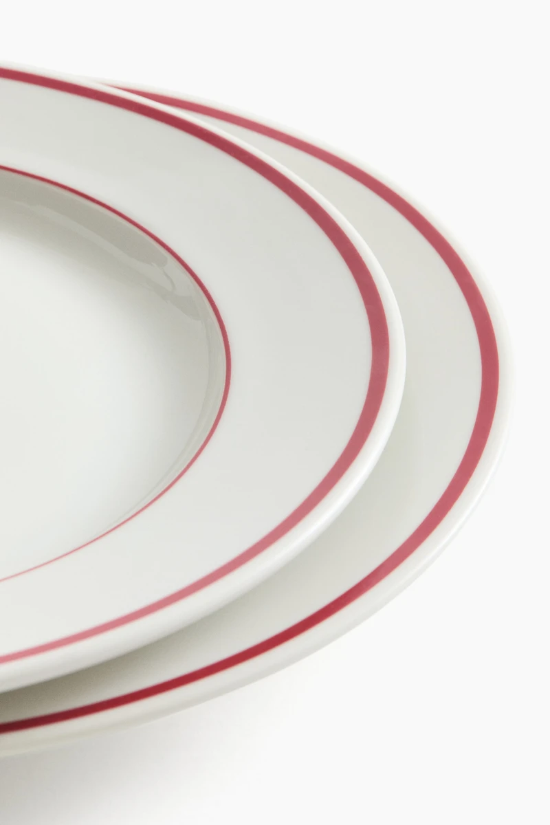 2-Pack Porcelain Dinner Plates