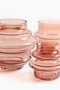 Small Tiered Glass Vase