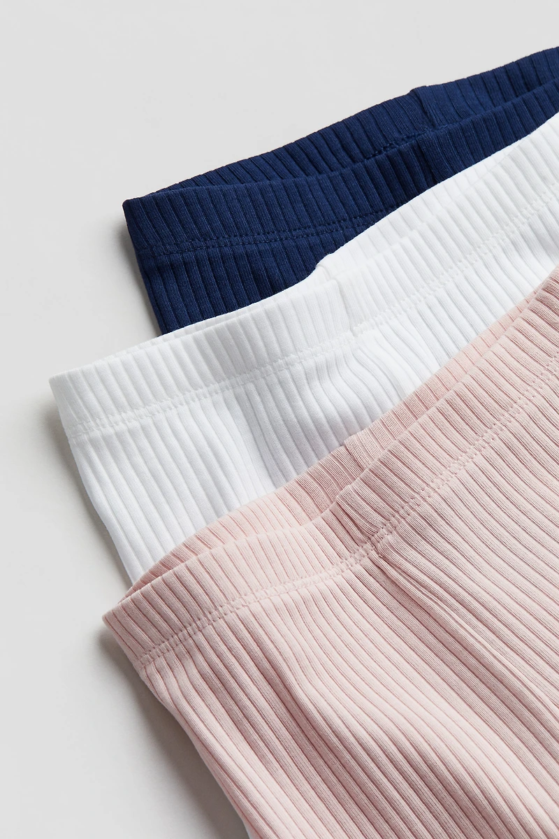 3-pack Ribbed Bike Shorts
