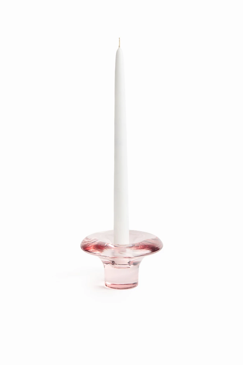 Glass Candleholder