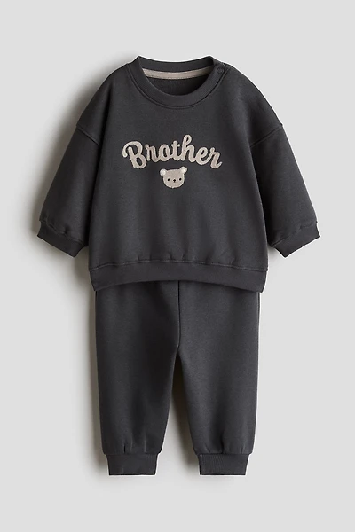 2-Piece Sibling Sweatshirt and Joggers Set