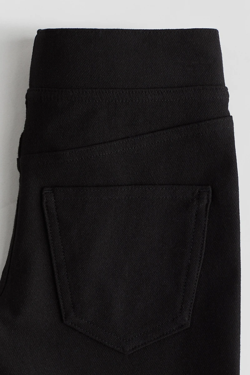 Denim-Look Flared Jeggings