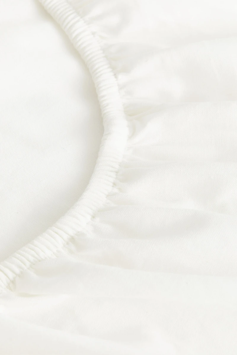 Fitted Crib Sheet in Cotton