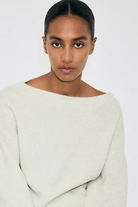 Boat-Neck Sweater