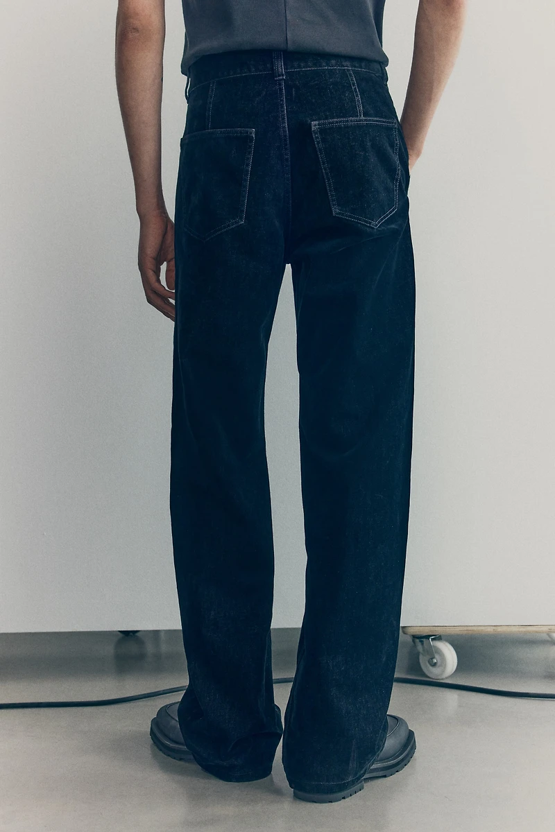 Pantalon en sergé de coton