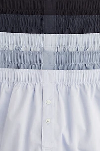 5-pack Woven Cotton Boxer Shorts