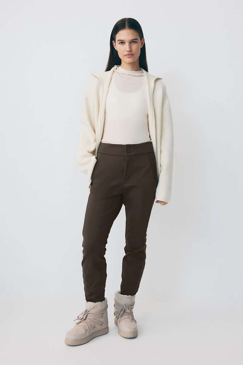 Pantalon de ski à l'intérieur brossé