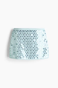 Sequined Mini Skirt