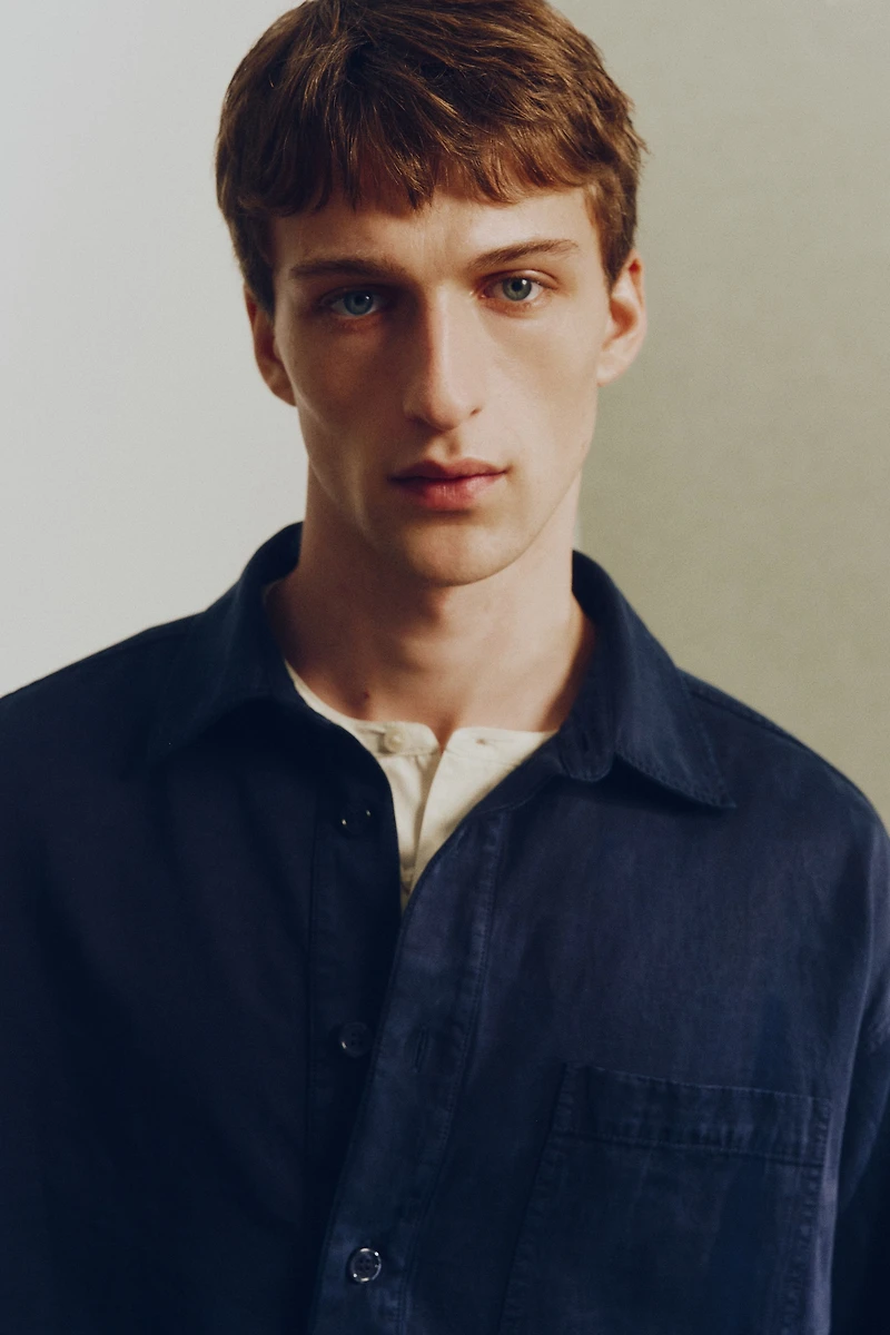 Chemise ample à enfiler