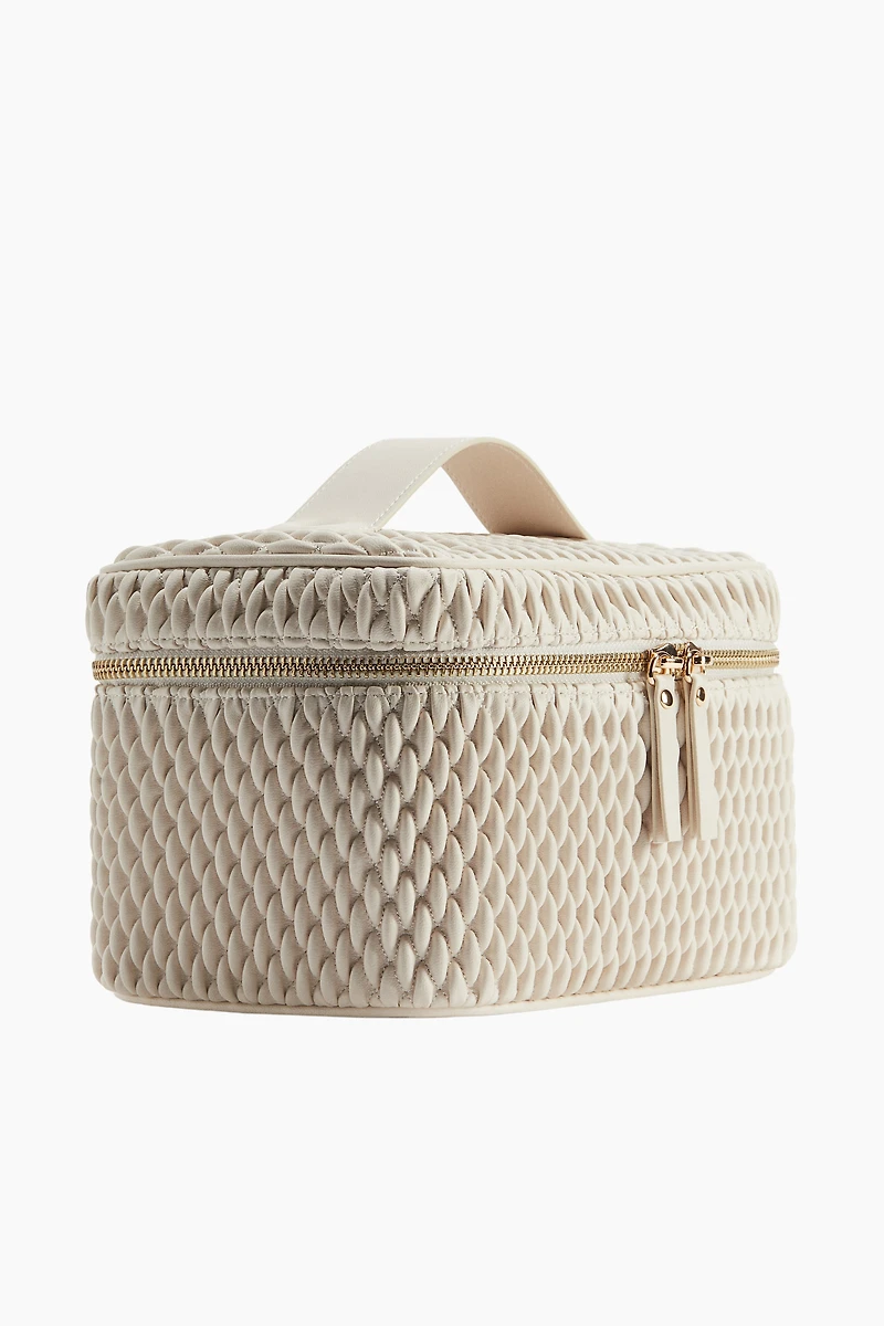 Quilted Boxy Makeup Bag