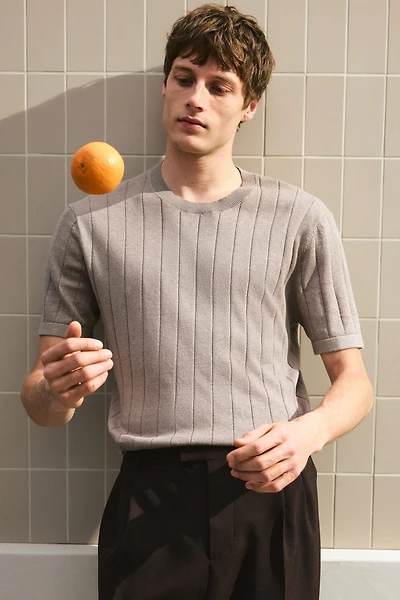Regular-Fit Knit T-Shirt