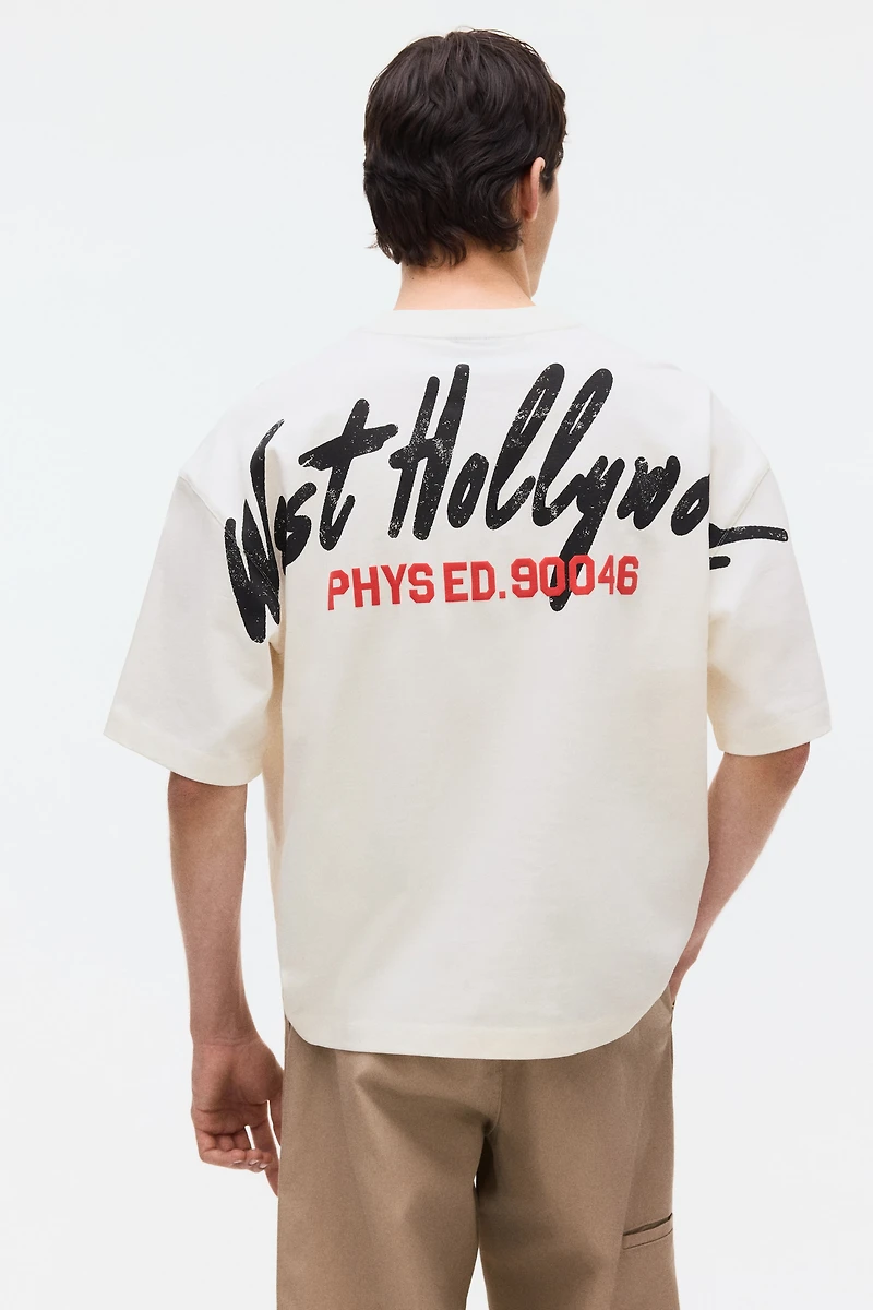 T-shirt imprimé grande taille