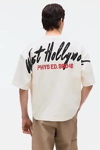 T-shirt imprimé grande taille