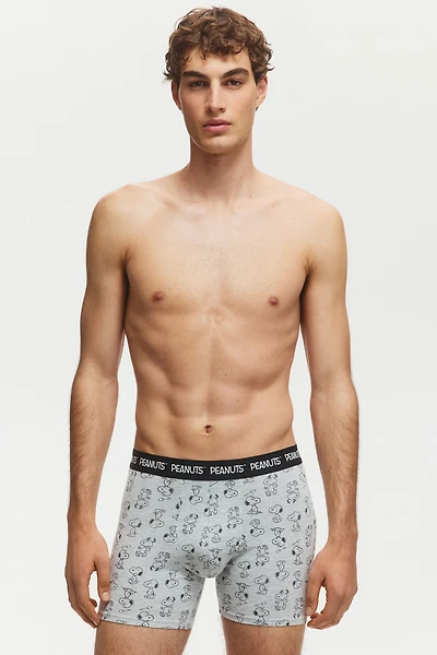 Lot de 3 caleçons boxeurs en coton à motif imprimé