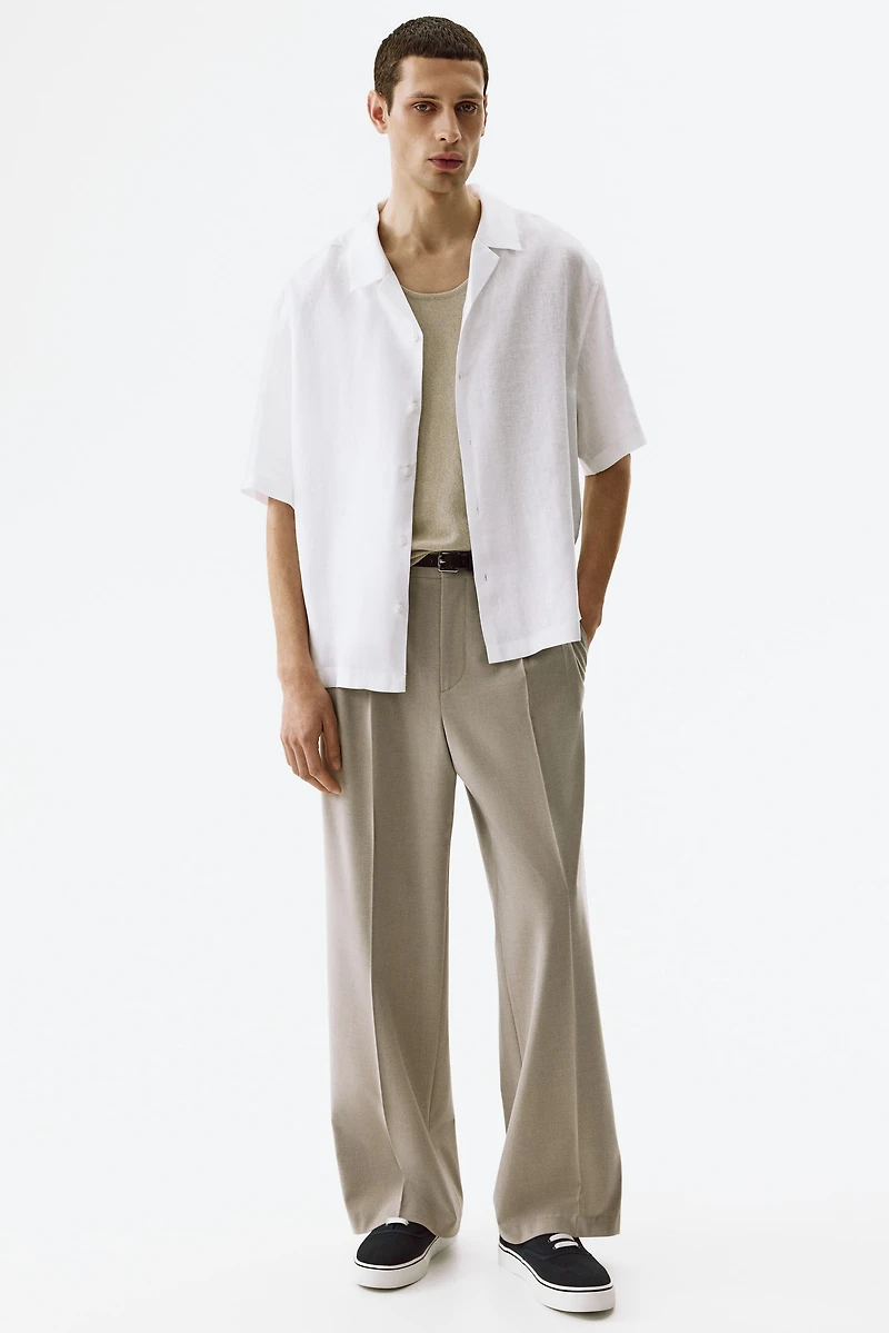 Relaxed-Fit Linen Resort Shirt
