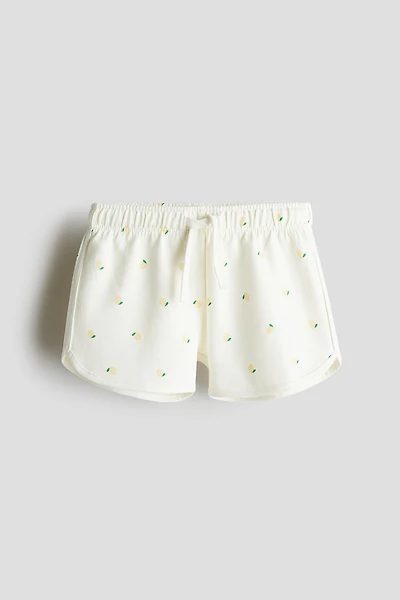 Short en molleton de coton