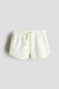 Short en molleton de coton
