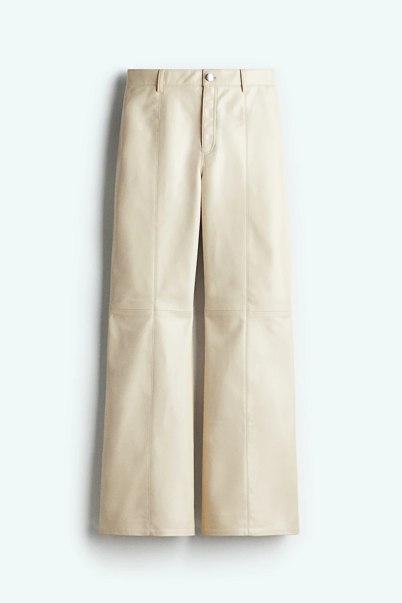 Pantalon en tissu enduit