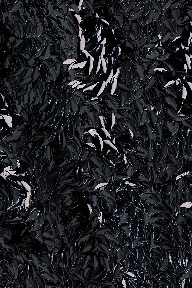 Haut à sequins avec épaulettes