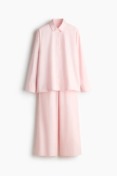 Cotton Satin Pajamas