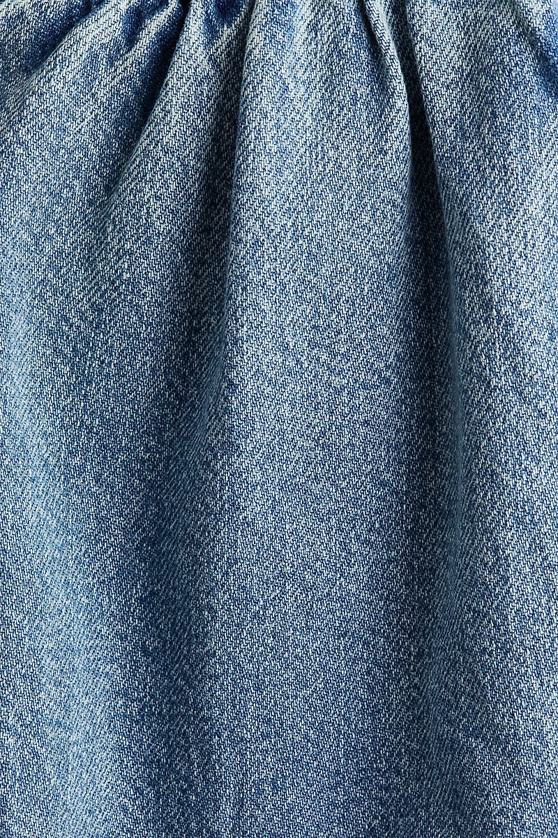 Pantalon en denim à jambes tonneau