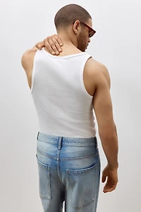 Slim Fit Ribbed Tank Top