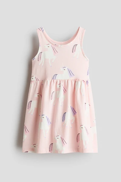 Robe à motif en coton