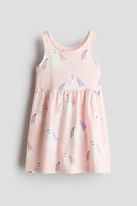 Robe à motif en coton