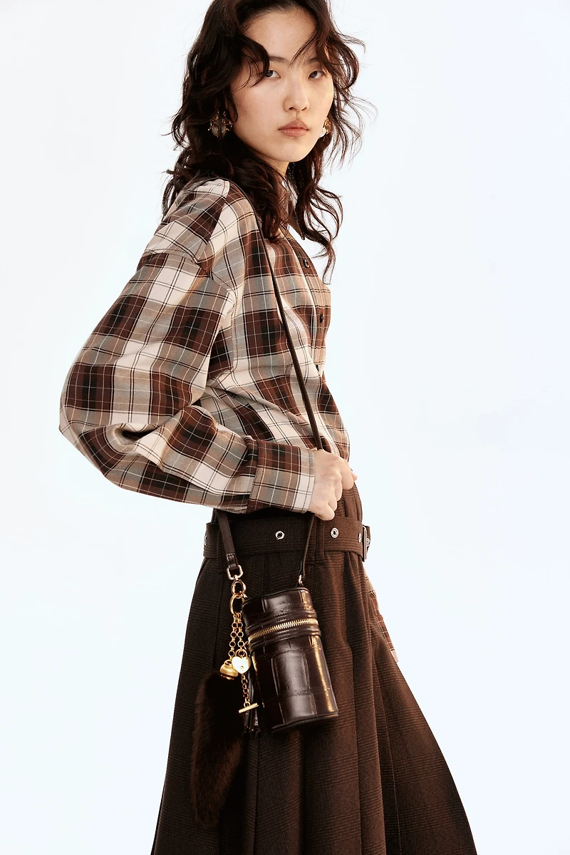 Cylindrical Crossbody Bag