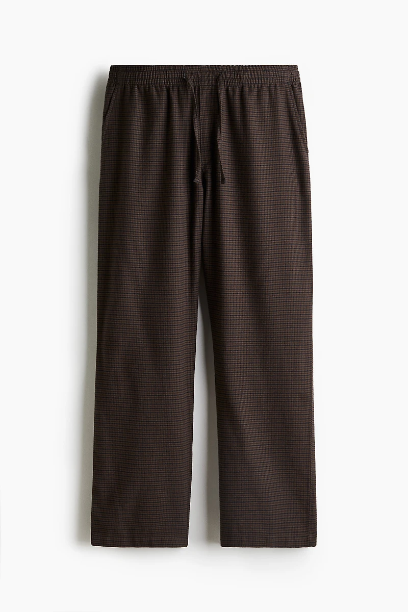 Relaxed-Fit Flannel Pants