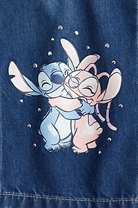 Wide-Leg Jeans with Motif