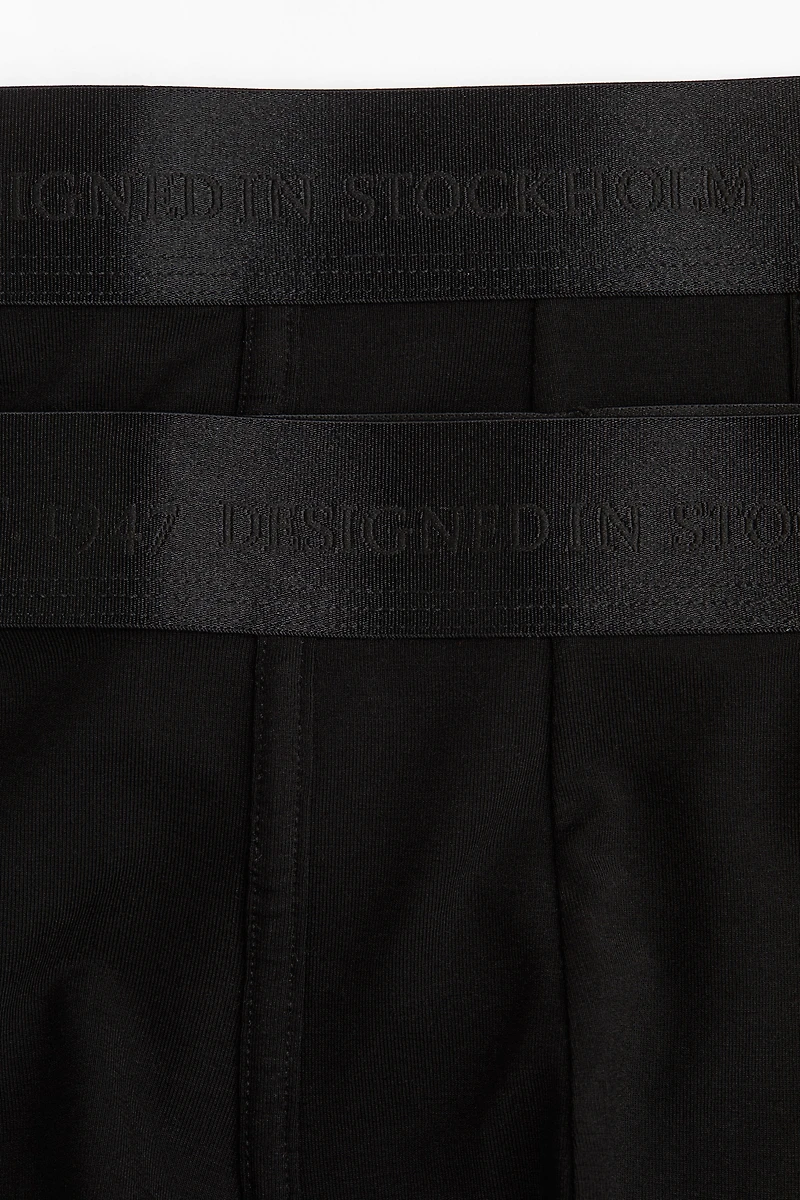 2-Pack Low-Rise Short Boxer Briefs with Lycra®