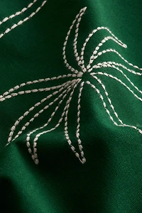 Embroidered-Motif Cushion Cover