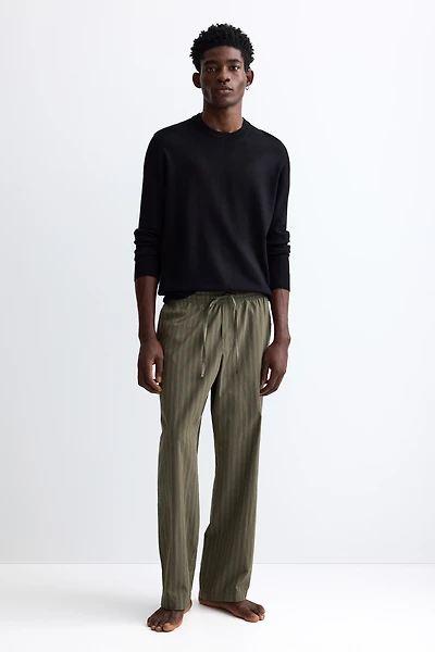 Relaxed-Fit Poplin Pants